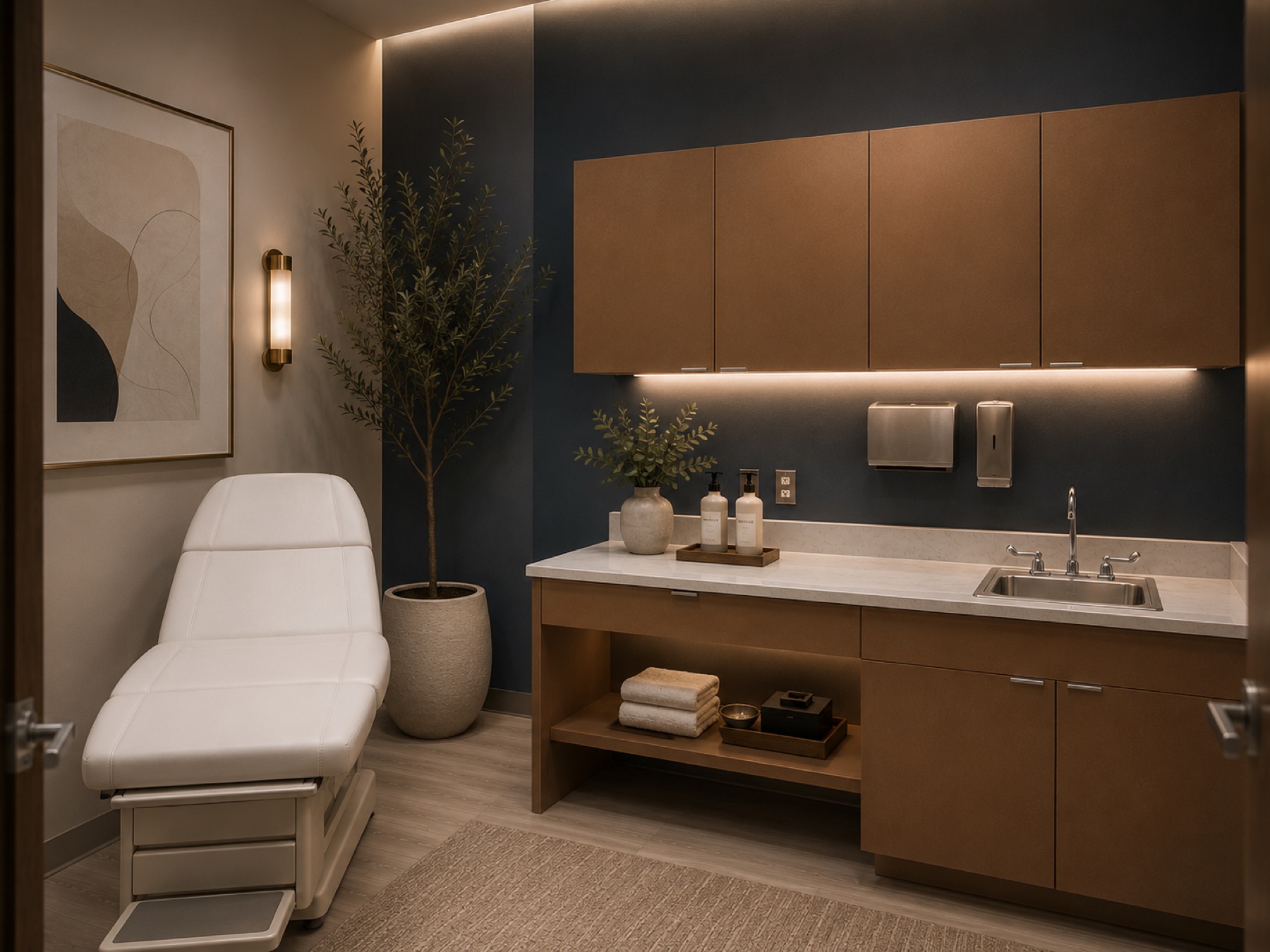 Skin health treatment room