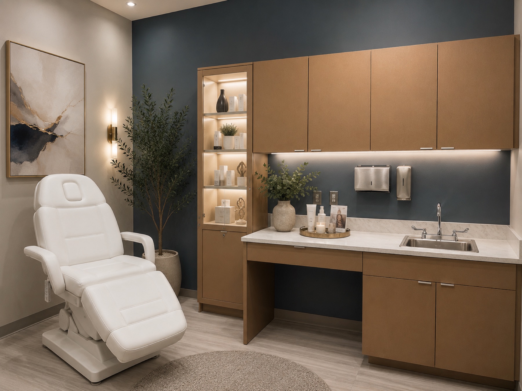 Medical-grade skincare display
