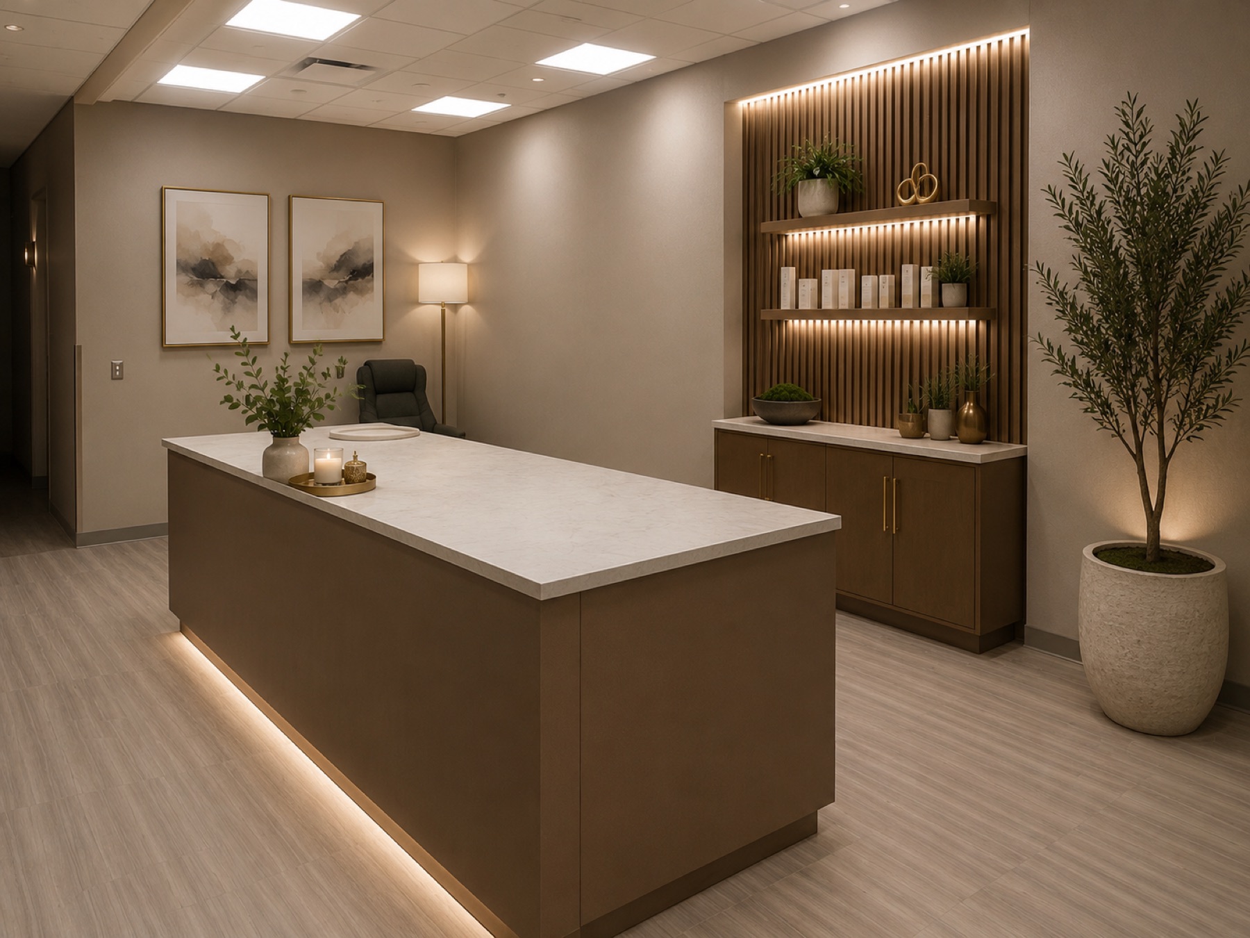 Wellness consultation desk